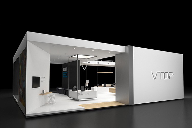 零售終端設備的展示 VTOP 展臺設計